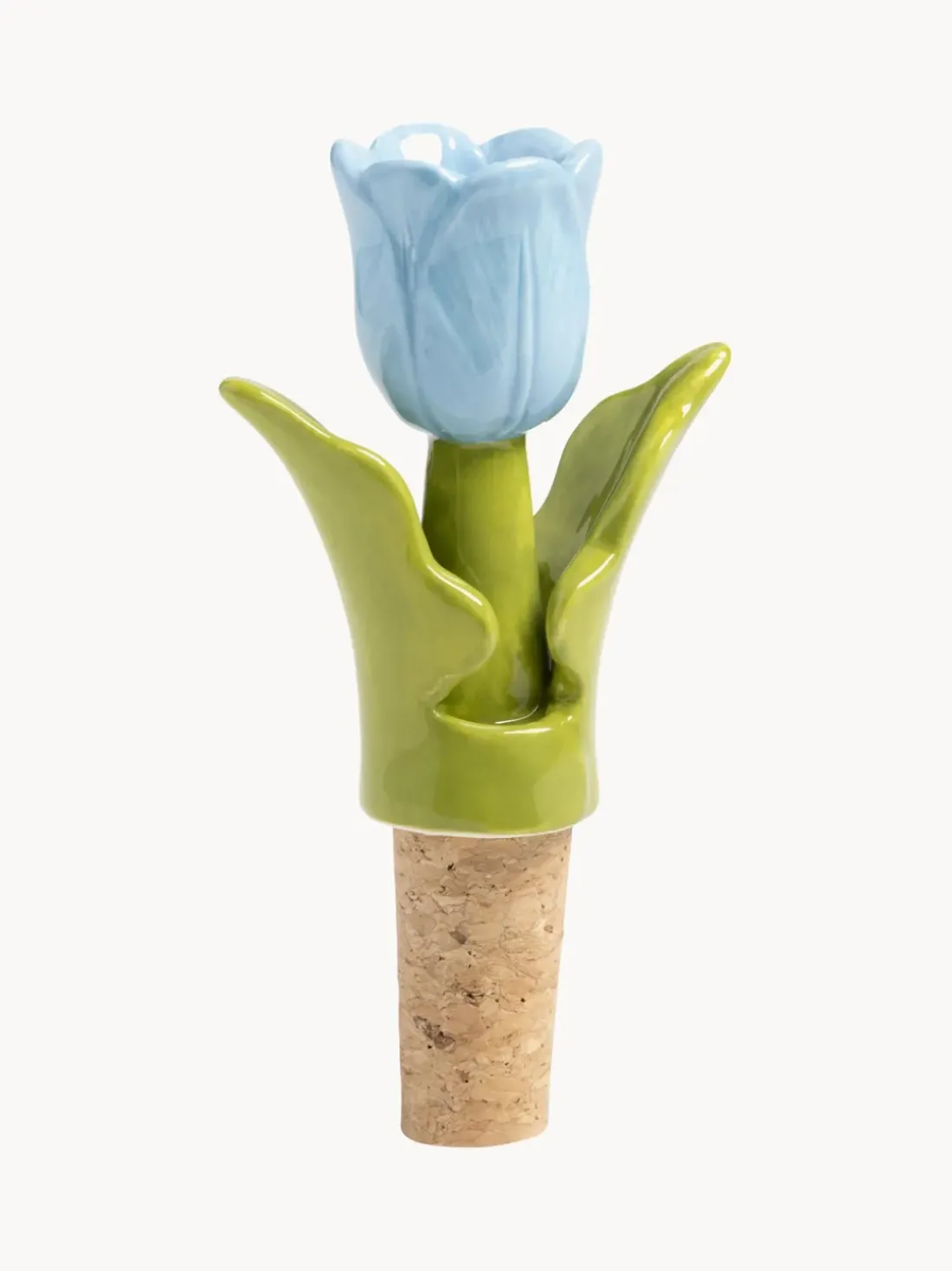 Tapón de botella pintado a mano Tulip