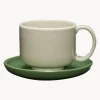 Taza artesanal con platitos Amare