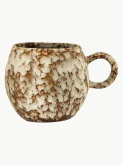 Taza de café artesanal con esmalte Paula