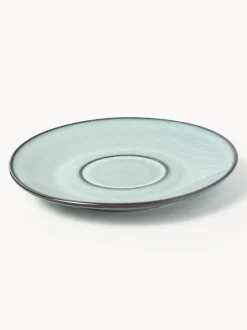 Taza de café con platito artesanal Nordic Sea