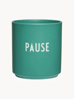 Taza de diseño con inscripción Favourite PAUSE