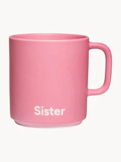 Taza de diseño con letras Favourite SISTER
