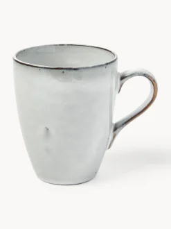 Tazas artesanales Nordic Sand, 400 ml, 6 uds.