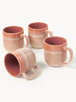 Tazas con esmalte reactivo Havana, 4 uds.