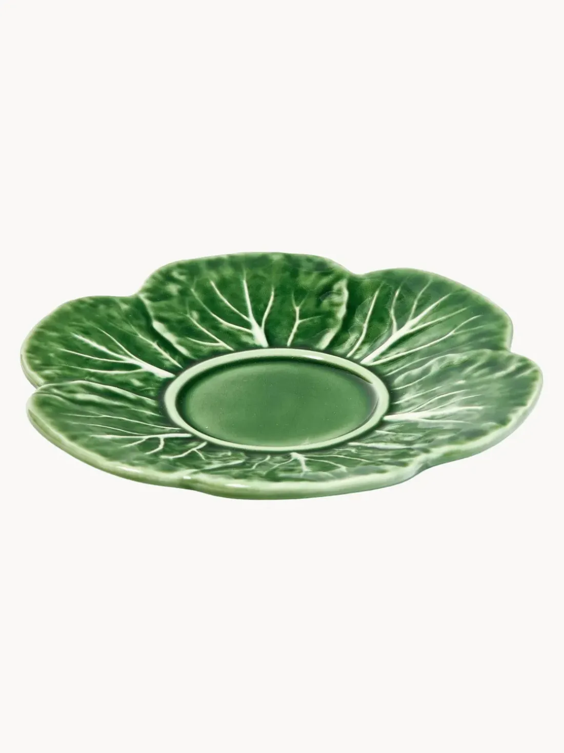 Tazas con platitos pintadas a mano Cabbage, 4 uds.