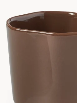 Tazas de café espresso de porcelana con forma orgánica Joana, 4 uds.