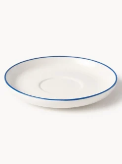 Tazas espresso con platitos de porcelana Facile, 2 uds.