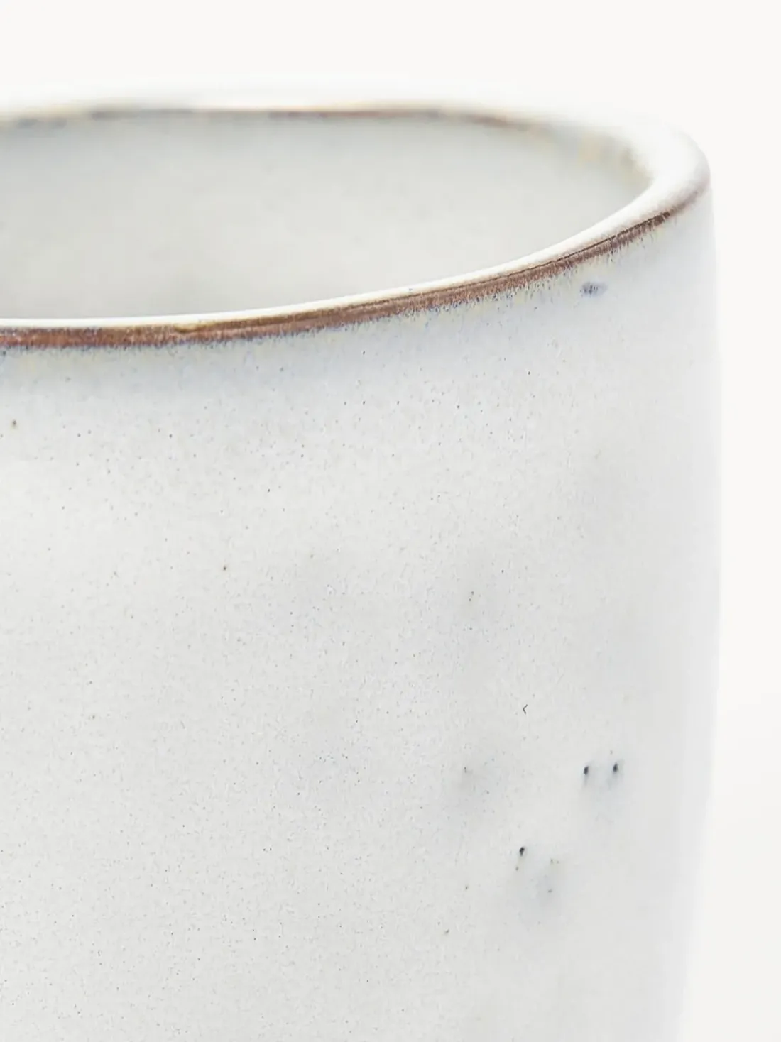 Tazas originales artesanales Nordic Sand, 6 uds.