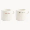 Tazas pintadas a mano Perfect Morning, 2 uds.