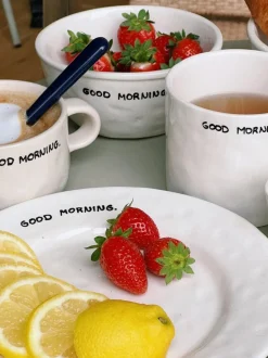Tazas pintadas a mano Perfect Morning, 2 uds.