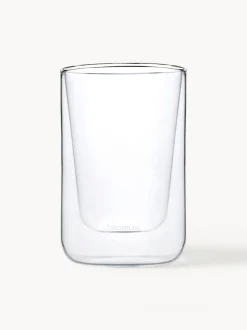 Tazas termo de vidrio de doble pared Nero, 2 uds.
