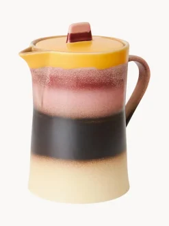 Tetera artesanal de gres 70's, 1 L