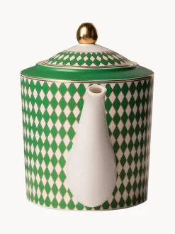 Tetera artesanal de porcelana Chess, 1,1 L