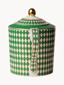 Tetera artesanal de porcelana Chess, 1,1 L