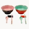 Vajilla artesanal Asia, 2 comensales (10 pzas.)