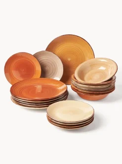 Vajilla artesanal Baita, 6 comensales (18 pzas.)