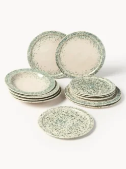 Vajilla artesanal Bernardo, 4 comensales (12 piezas)