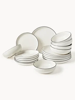 Vajilla de porcelana Facile, 6 comensales (18 pzas.)
