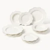 Vajilla de porcelana Grace, 4 personas (12 pzas.)