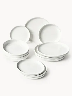 Vajilla de porcelana Nessa, 4 comensales (12 pzas.)