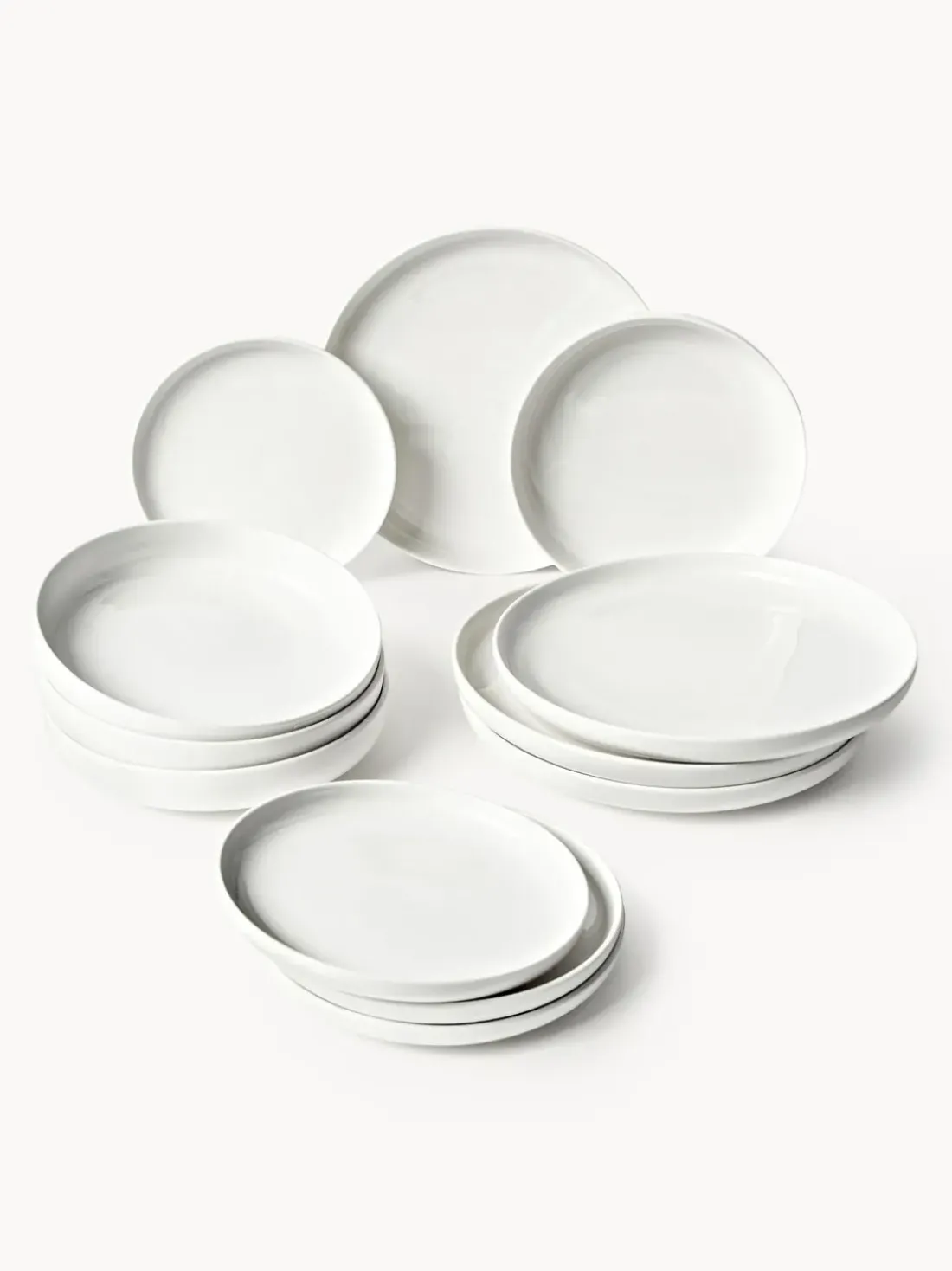 Vajilla de porcelana Nessa, 4 comensales (12 pzas.)