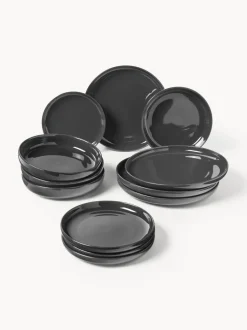 Vajilla de porcelana Nessa, 4 comensales (12 pzas.)