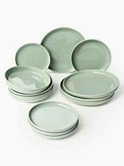 Vajilla de porcelana Nessa, 4 comensales (12 pzas.)