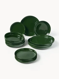 Vajilla de porcelana Nessa, 4 comensales (12 pzas.)
