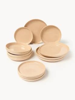 Vajilla de porcelana Nessa, 4 comensales (12 pzas.)