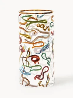 Vaso de vidrio Snakes, 30 cm