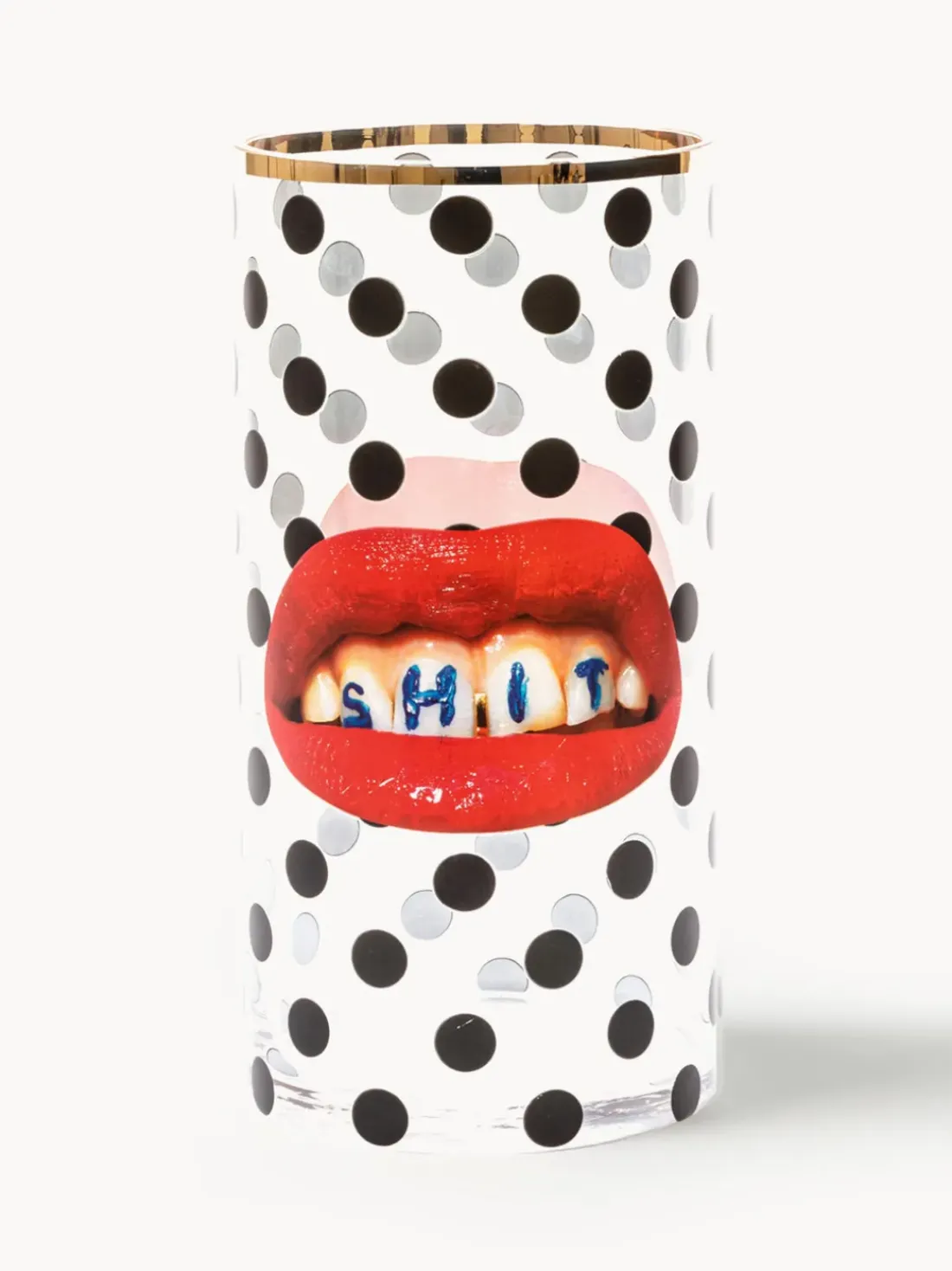 Vaso de vidrio Toiletpaper, 30 cm
