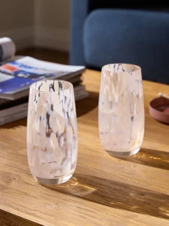 Vasos altos artesanales Yava, 4 uds.