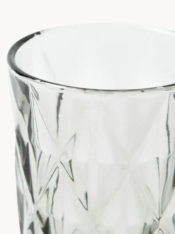 Vasos altos con relieves Colorado, 4 uds.