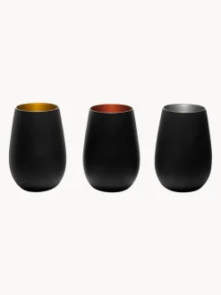 Vasos altos de cristal Elements, 6 uds.