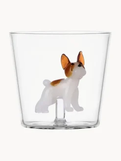 Vasos artesanales French Bulldog, 2 uds.