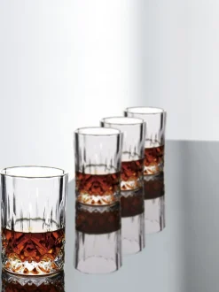 Vasos chupito con relieve Harvey, 4 uds.