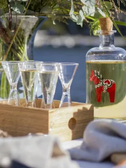 Vasos chupito Semon, 6 uds., con caja de madera