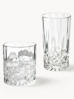 Vasos con relieves George, 8 uds.