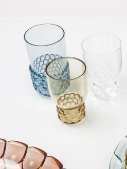 Vasos con relieves Jellies, 4 uds.