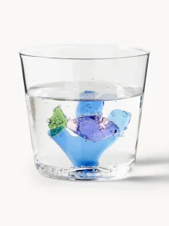 Vasos de agua artesanales Marine Garden, 6 uds.