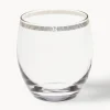 Vasos de agua de cristal con adorno dorado Dvorak, 6 uds.