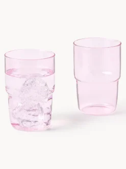 Vasos de agua de vidrio borosilicato Torino, 2 uds.