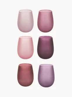 Vasos de agua Happy Hour, 6 uds.
