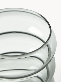 Vasos de agua soplados Bubbly, 4 uds.