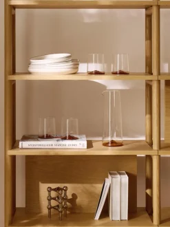 Vasos de agua soplados Hadley, 4 uds.