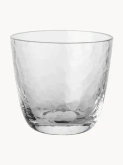 Vasos de agua soplados Hammered, 4 pzas.