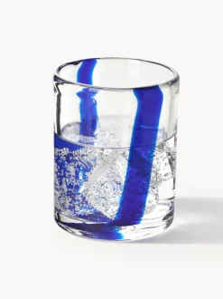 Vasos de agua soplados Taha, 4 uds.