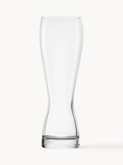 Vasos de cerveza de cristal Grandezza, 6 uds.