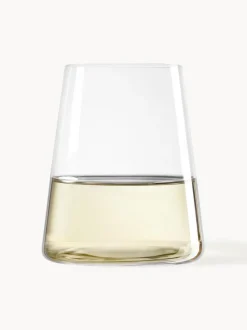 Vasos de cristal en forma de cono Power, 6 uds.