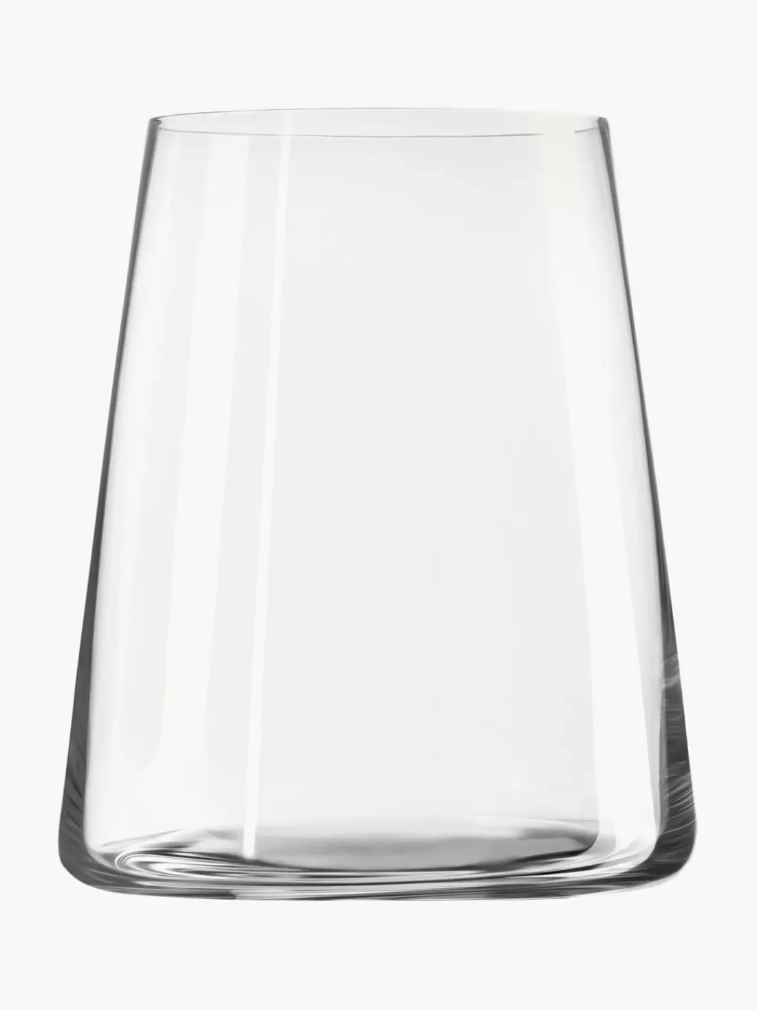 Vasos de cristal en forma de cono Power, 6 uds.